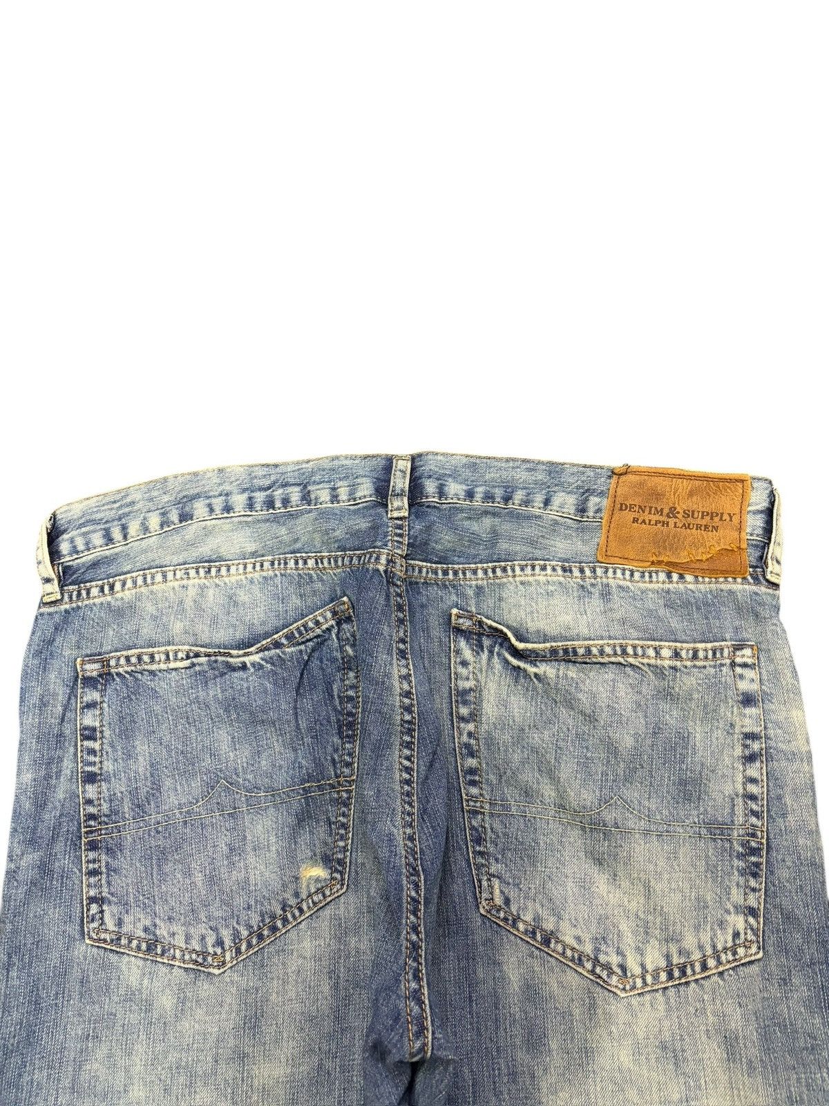 Denim & Supply Ralph Lauren Vintage Denim Supply Ralph Lauren Faded Wash Distress Jeans Size US 35 - 4 Thumbnail