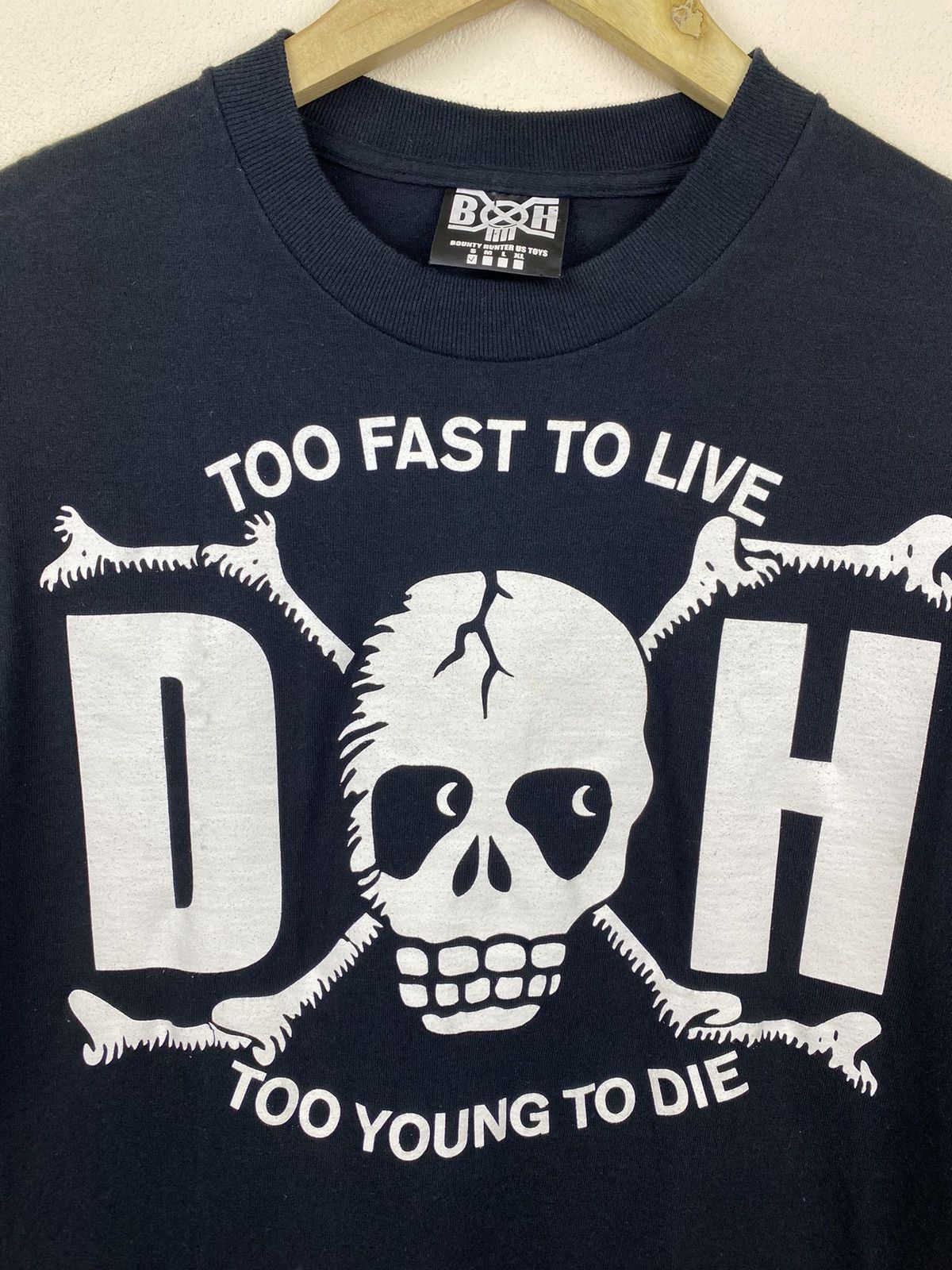 Bounty Hunter 2001 BH x Cream Soda Too Fast To Live, Too Young To Die Tee Size US S / EU 44-46 / 1 - 4 Thumbnail