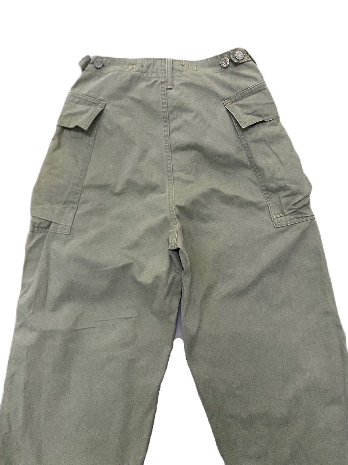 Blue Blue Japan × Buzz Rickson's × Japanese Brand VINTAGE HBT ARMY 13 STAR BUTTON MONKEY PANTS OVERSIZED STYLE Size US 28 / EU 44 - 5 Thumbnail