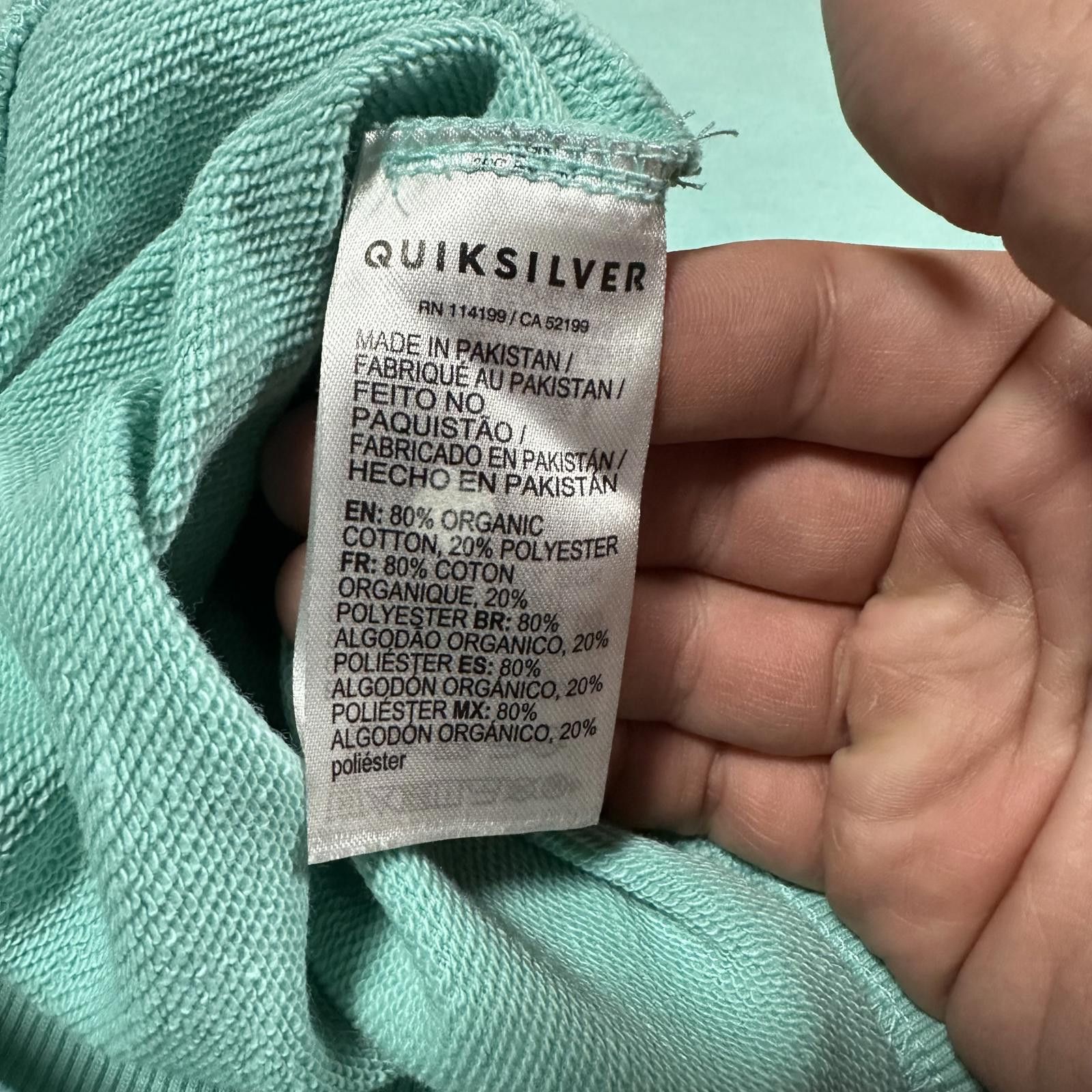 Quiksilver Quiksilver Men's Sweatshirt S Blue Casual Pullover Size US S / EU 44-46 / 1 - 6 Thumbnail