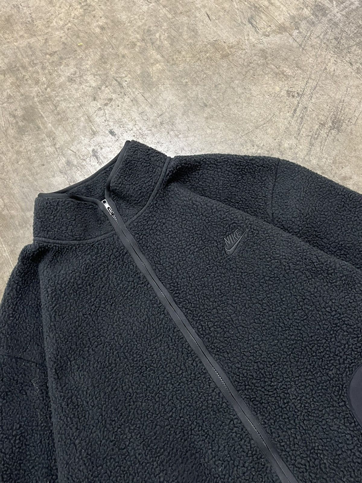 Nike × Vintage Nike Sherpa Fleece Jacket heavy weight streetwear hype rare Size US L / EU 52-54 / 3 - 3 Thumbnail