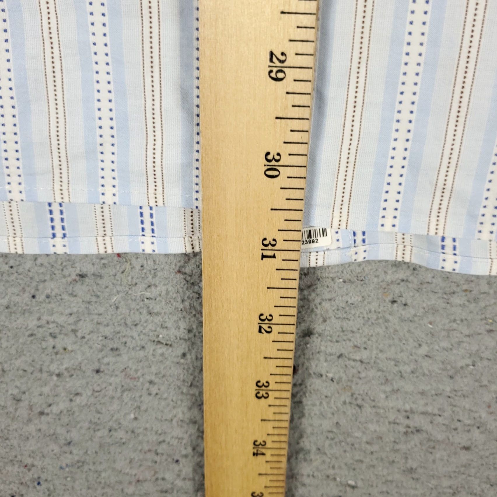 Faconnable Façonnable Shirt Mens XL Blue Striped Button-Up Long Sleeve Casual Button-Front Classic Preppy Mens XL Blue Striped Shirt Size US XL / EU 56 / 4 - 4 Thumbnail