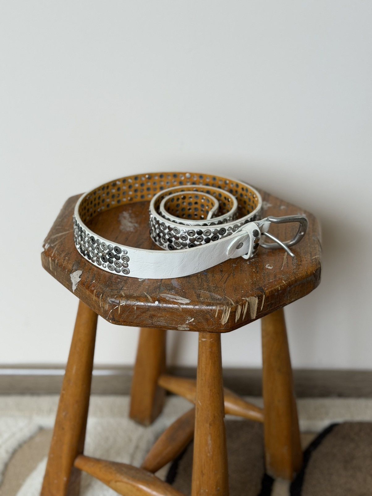 Japanese Brand Japanese Style Real Leather SNAKE Print Belt 90s Y2K Size ONE SIZE - 1 Thumbnail