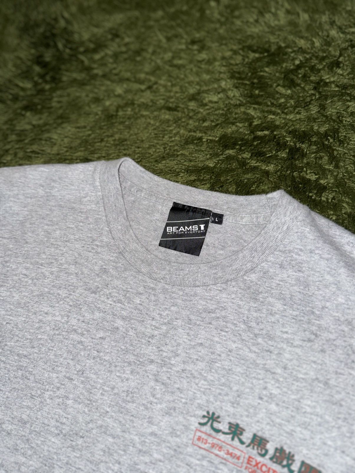 Beams Japan [L] BEAMS T Tubular Juggling Graphic T-Shirt Melange Grey Size US L / EU 52-54 / 3 - 3 Thumbnail