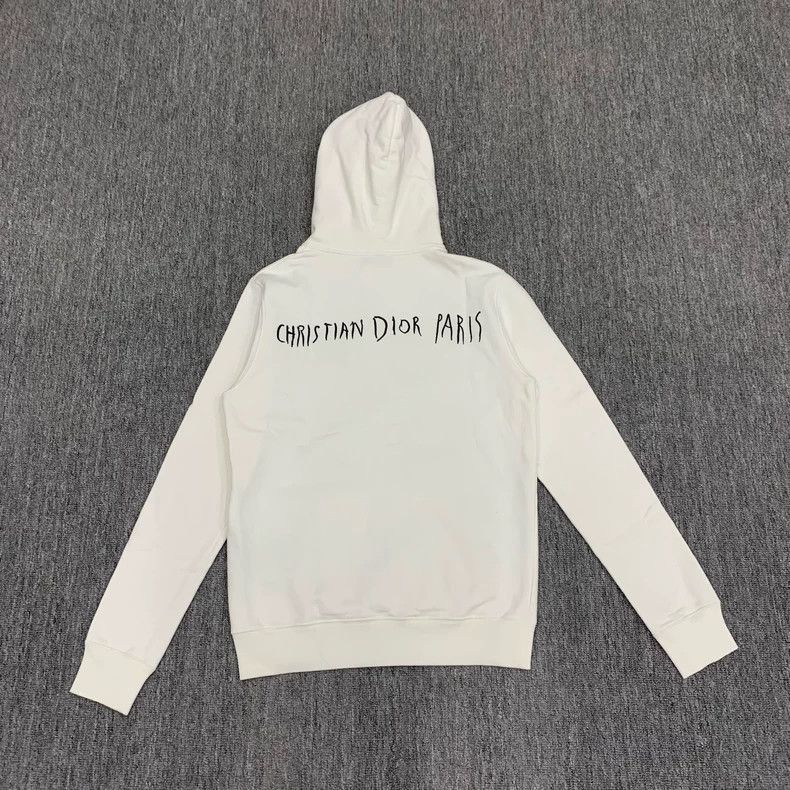 Dior Dior White Hooded Sweatshirt XS Size US XS / EU 42 / 0 - 2 Thumbnail