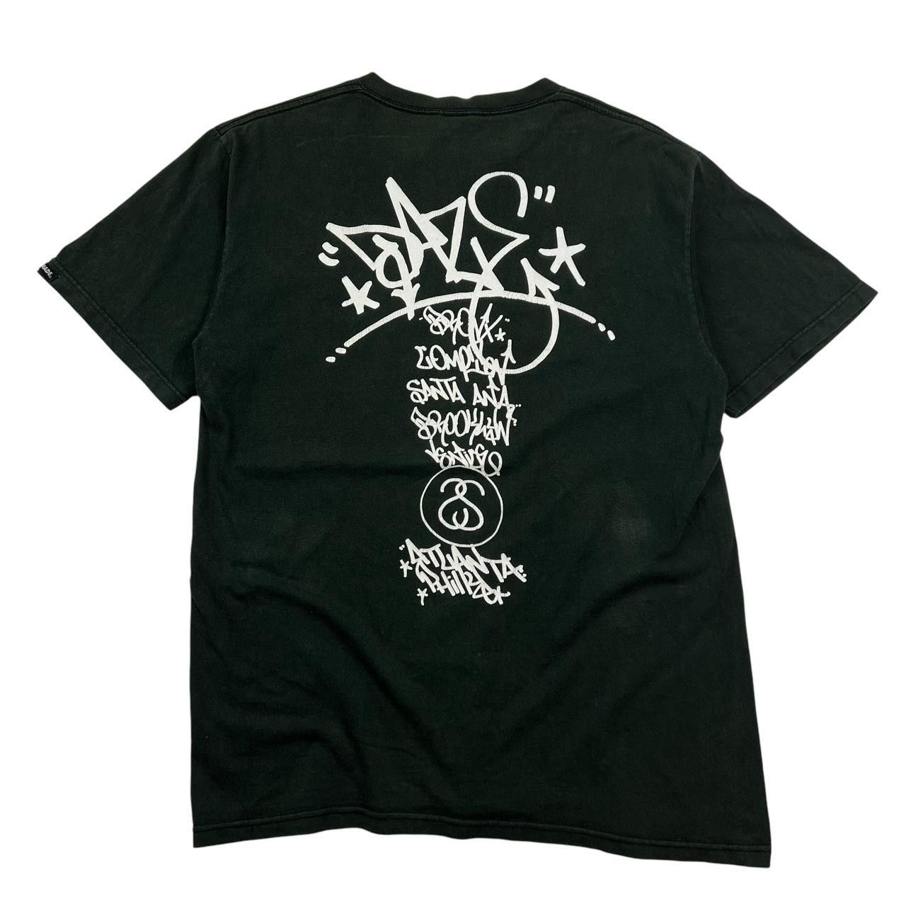 Stussy Vintage 2000s Stussy World Tour Cities Customade T-Shirt XL Size US XL / EU 56 / 4 - 2 Thumbnail