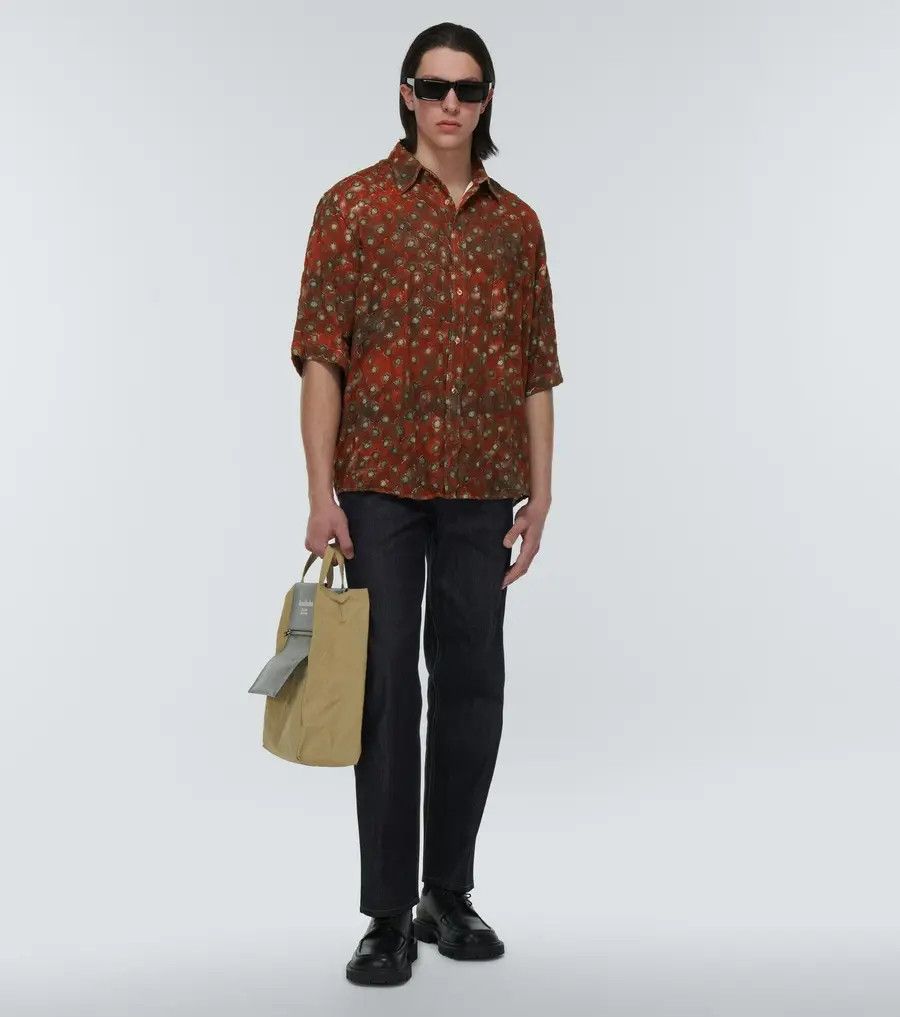 Acne Studios $580 Acne Studios Printed Cotton Bowling Shirt Size US L / EU 52-54 / 3 - 5 Thumbnail