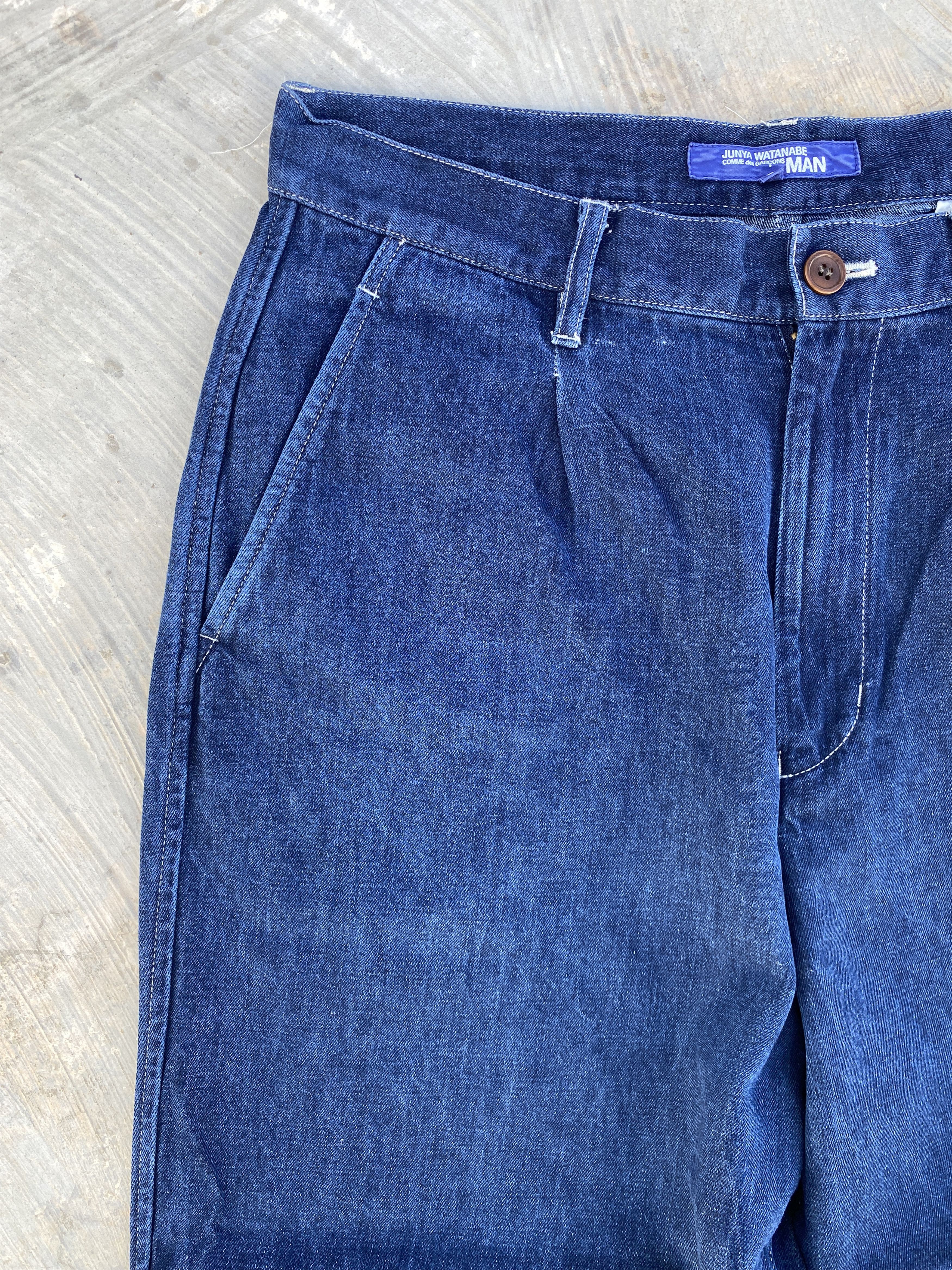 Comme des Garcons × Junya Watanabe Comme des Garcons MAN Indigo Pants Size US 33 - 2 Thumbnail