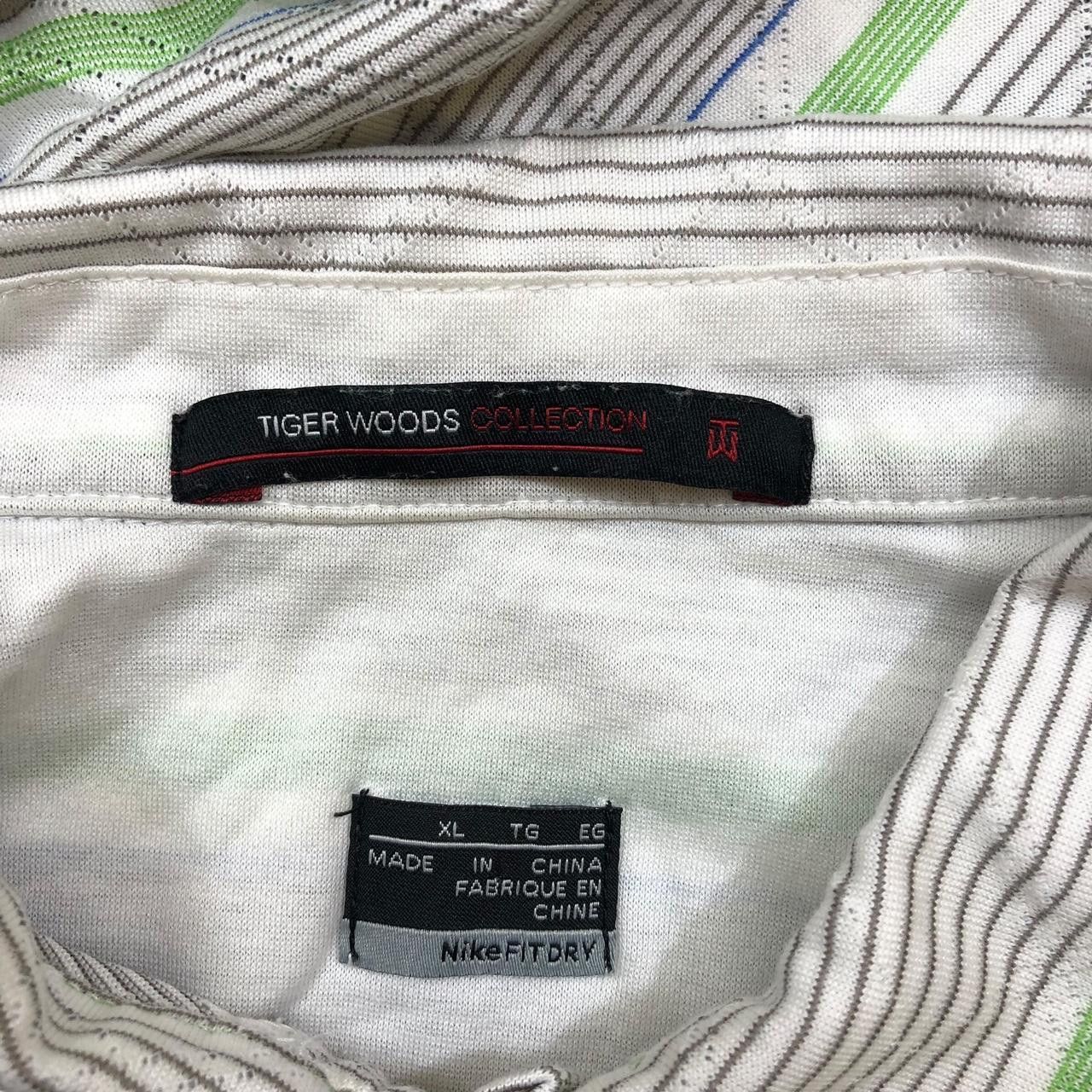 Nike × Tiger Woods Vintage NIKE TIGER WOODS Collection Fit Dry Polo Tee Shirt Size US XL / EU 56 / 4 - 5 Thumbnail