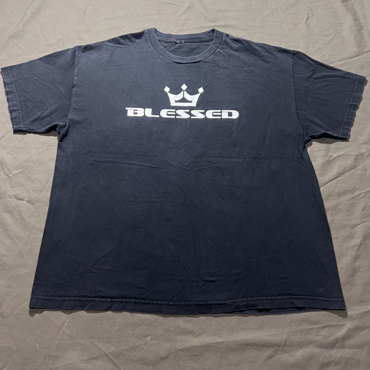 Vintage Vintage Y2K Blessed God Jesus Bible Holy Tee 2XL Size US XXL / EU 58 / 5 - 4 Thumbnail