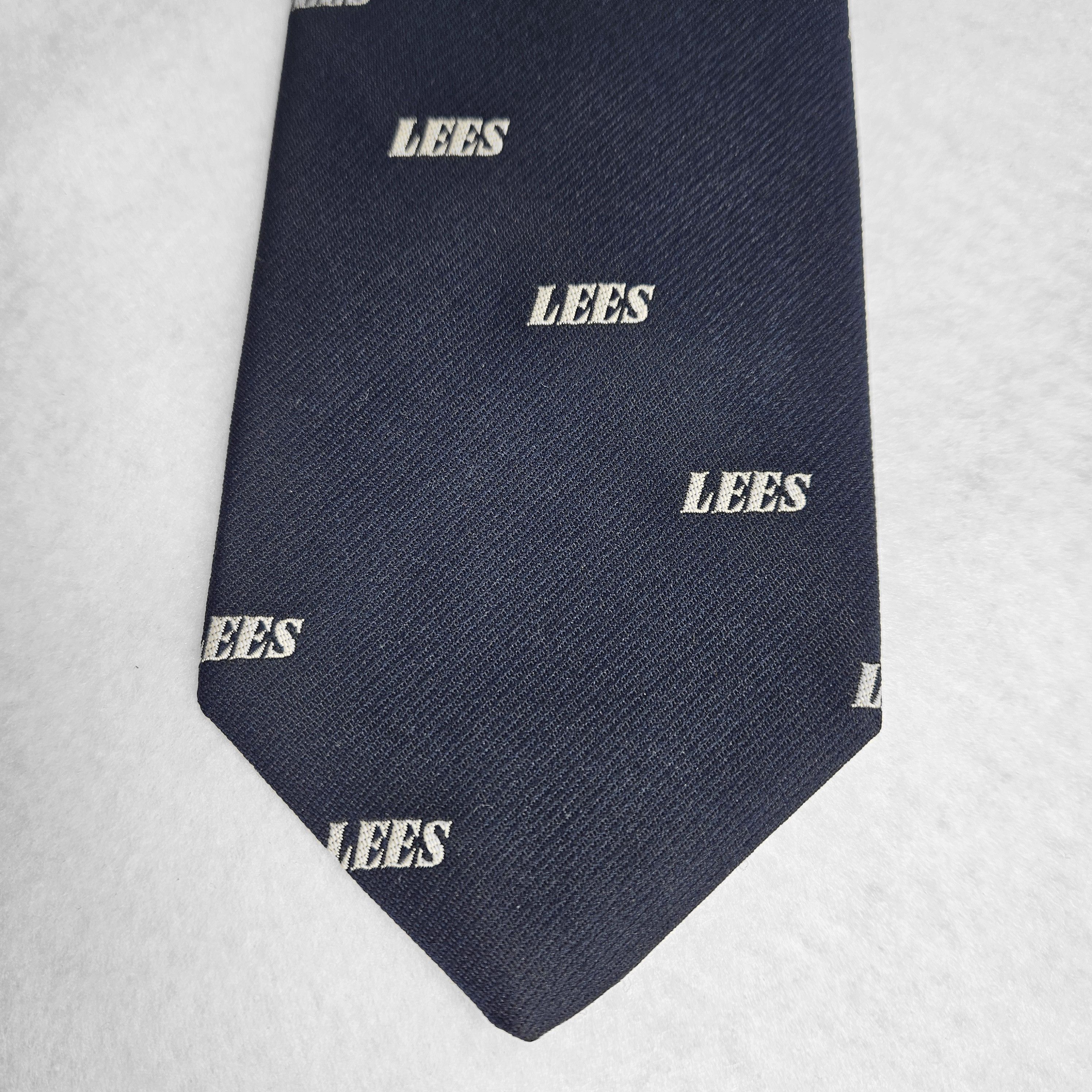 Other Prince Consort 54x3.25" LEES Necktie Tie Vintage Navy Logo Size ONE SIZE - 8 Thumbnail
