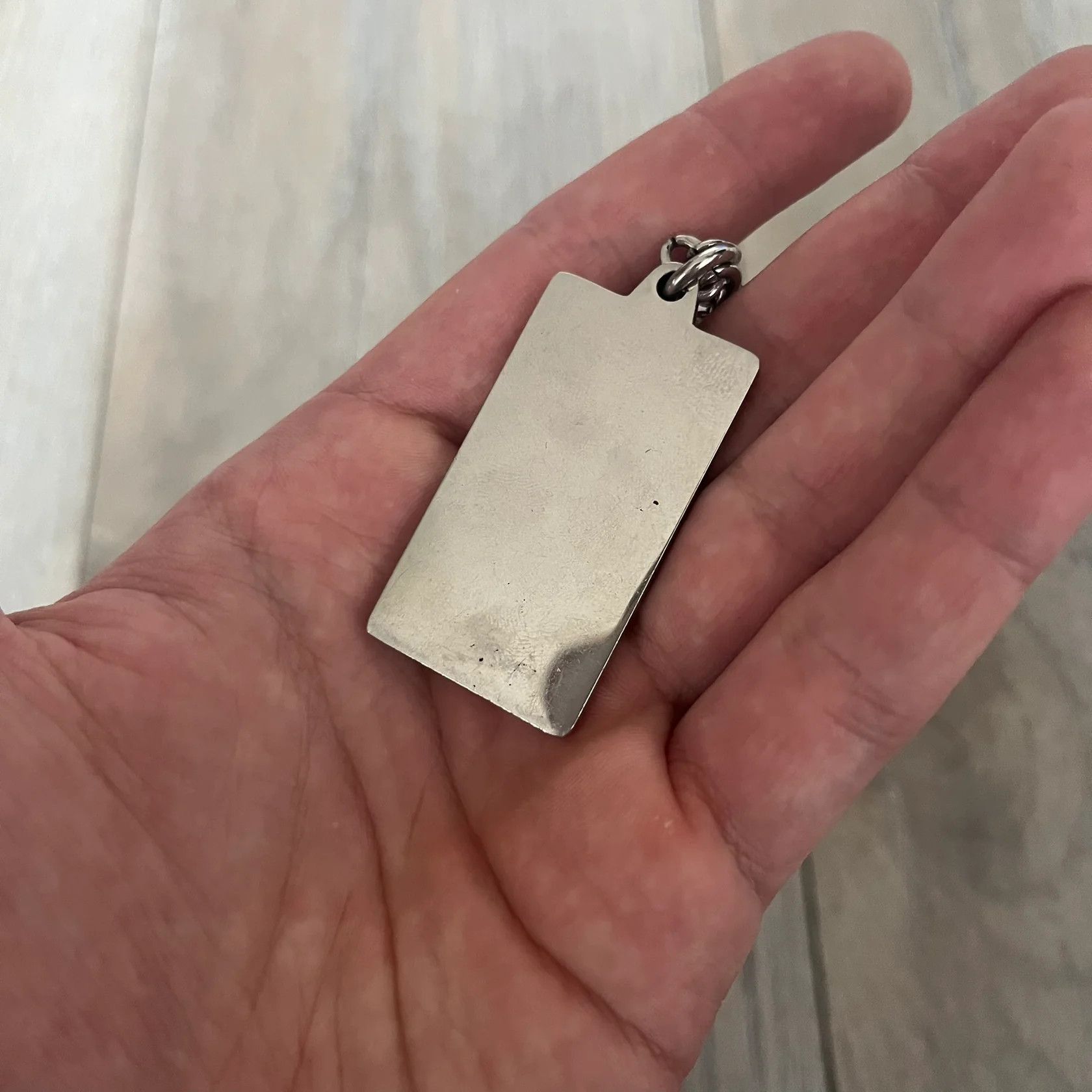 Dolce & Gabbana Dolce & Gabbana DJ0449 Propaganda Dog Tag Necklace Size ONE SIZE - 4 Thumbnail