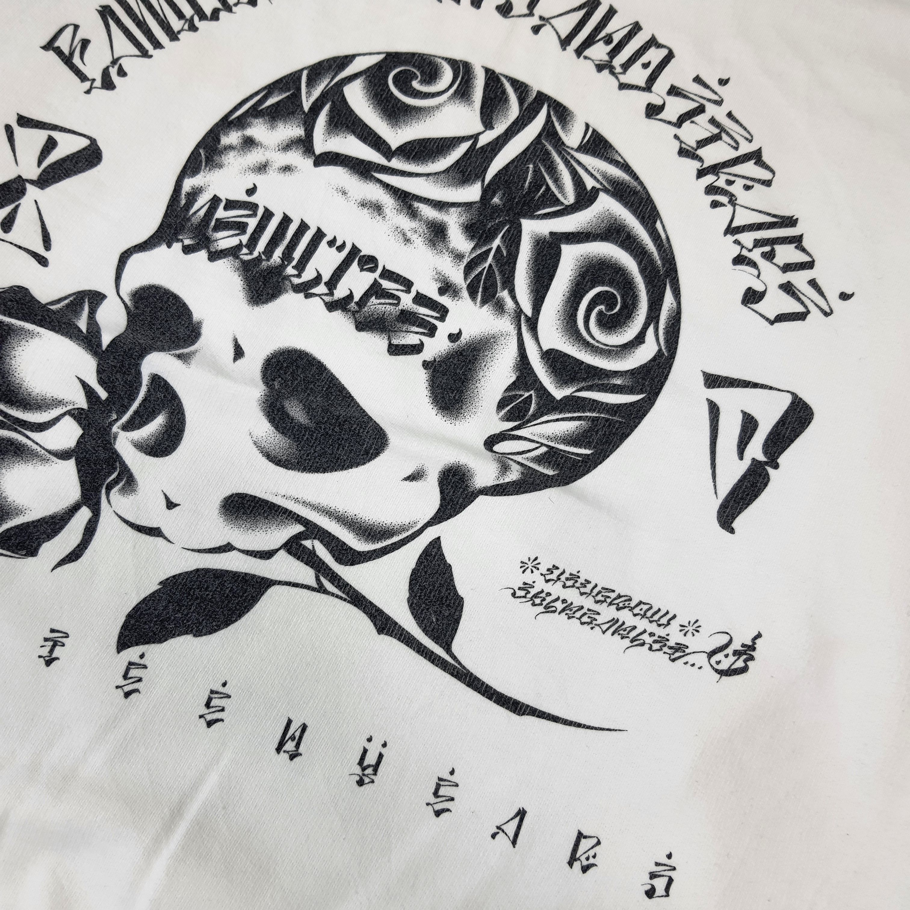 Famous Stars And Straps Vintage Famous 00s Skull Rose Streetwear Sweatshirt C275N2 Size US M / EU 48-50 / 2 - 3 Thumbnail