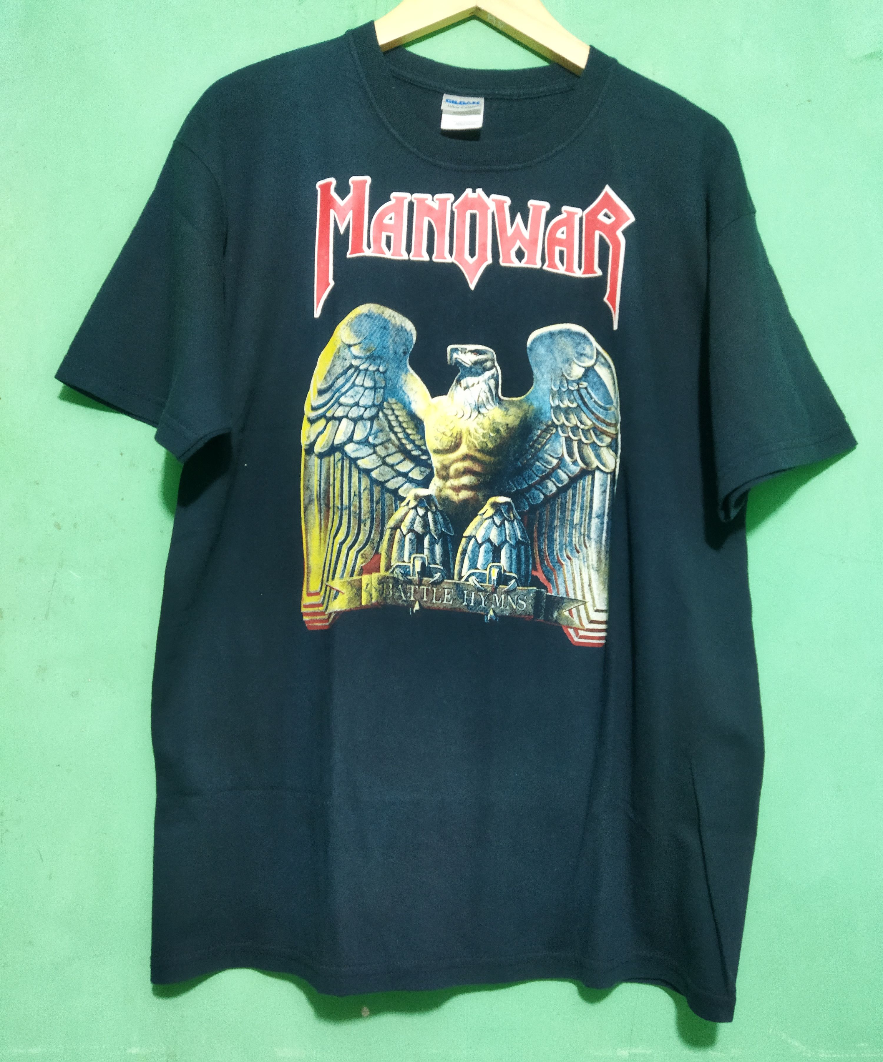 Band Tees MANOWAR battle hymns Size US L / EU 52-54 / 3 - 1 Thumbnail