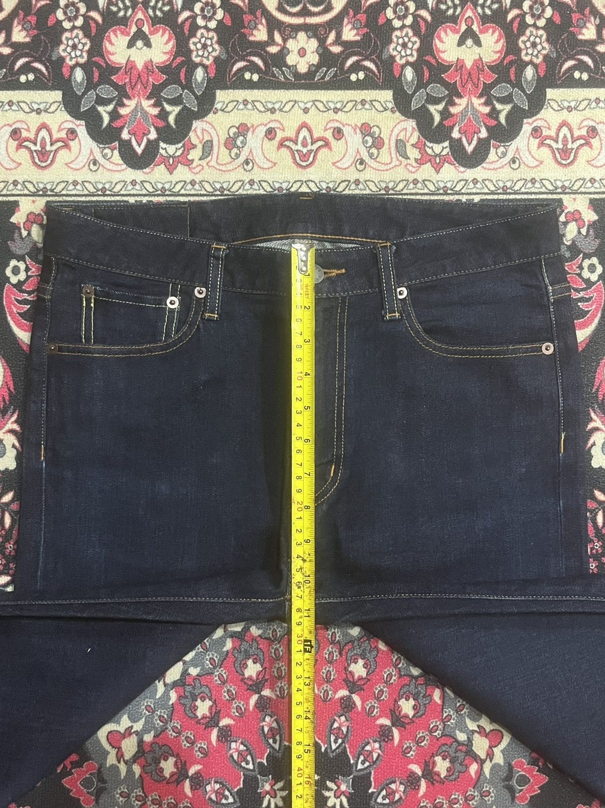 Vintage Vintage Japan Kurashiki “Betty Smith” Indigo Selvedge Jeans Size US 30 / EU 46 - 14 Thumbnail