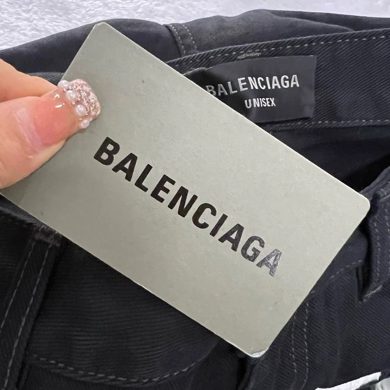 Balenciaga Balenciaga size XS Black ripped jeans Size US 27 - 4 Thumbnail