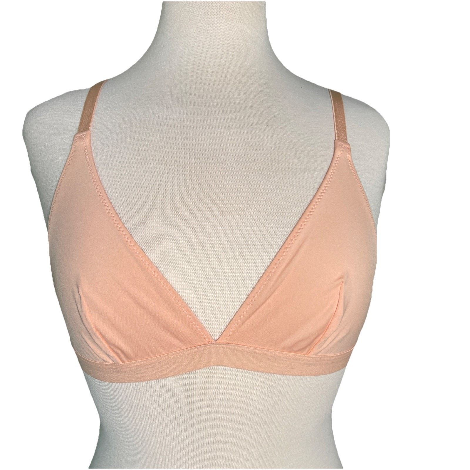 Asos ASOS Nude Unlined Wireless Triangle Bralette Size 6- NWOT Size ONE SIZE - 1 Thumbnail