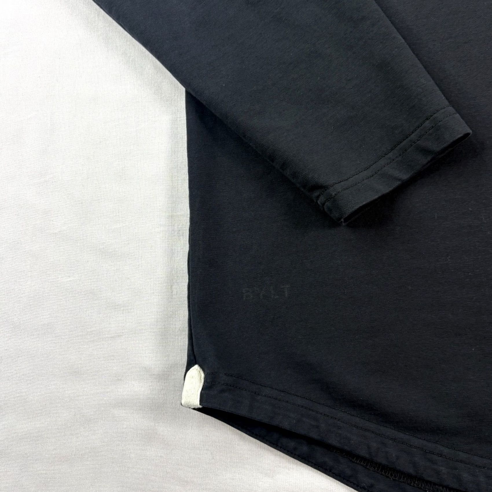 Vintage BYLT Performance Hoodie Henley Stretch Pullover Mens Large Black Hooded Drop Cut Button Shirt Size US L / EU 52-54 / 3 - 2 Thumbnail