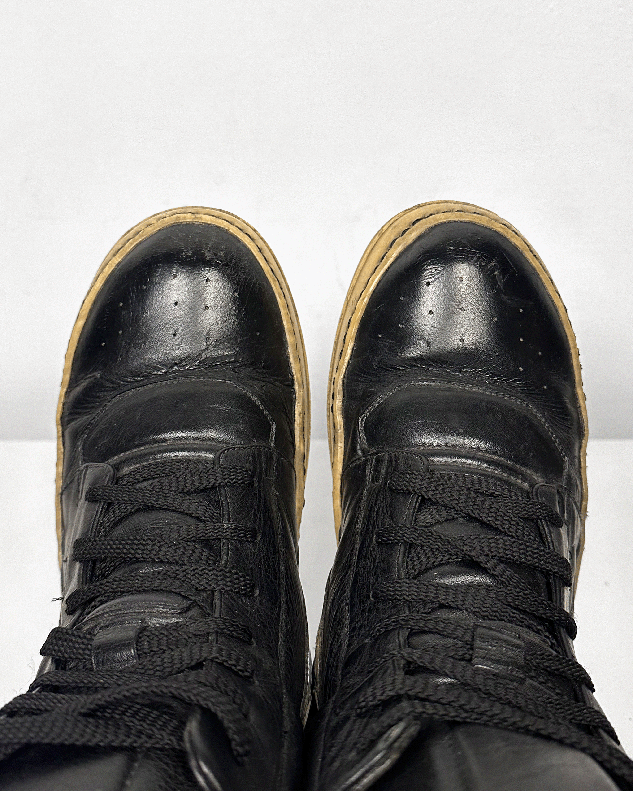 Rick Owens Rick Owens Black Milk Geobasket Size US 9 / EU 42 - 5 Thumbnail
