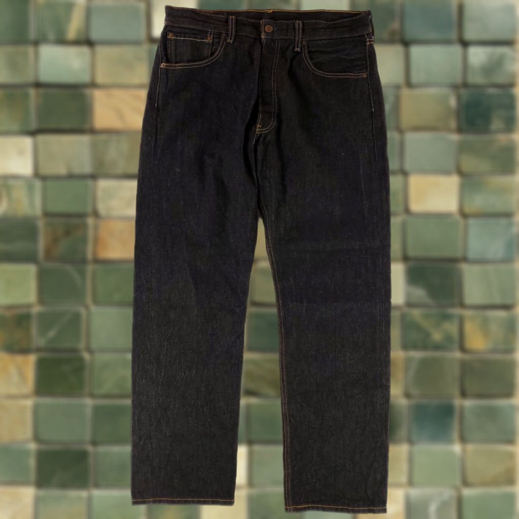 Levi's Levi's 501 XX Jeans Black Mens 34x32 34x31 Actual Straight Jeans Men Size 34 Inseam 31 Black Mens Size US 34 / EU 50 - 1 Thumbnail