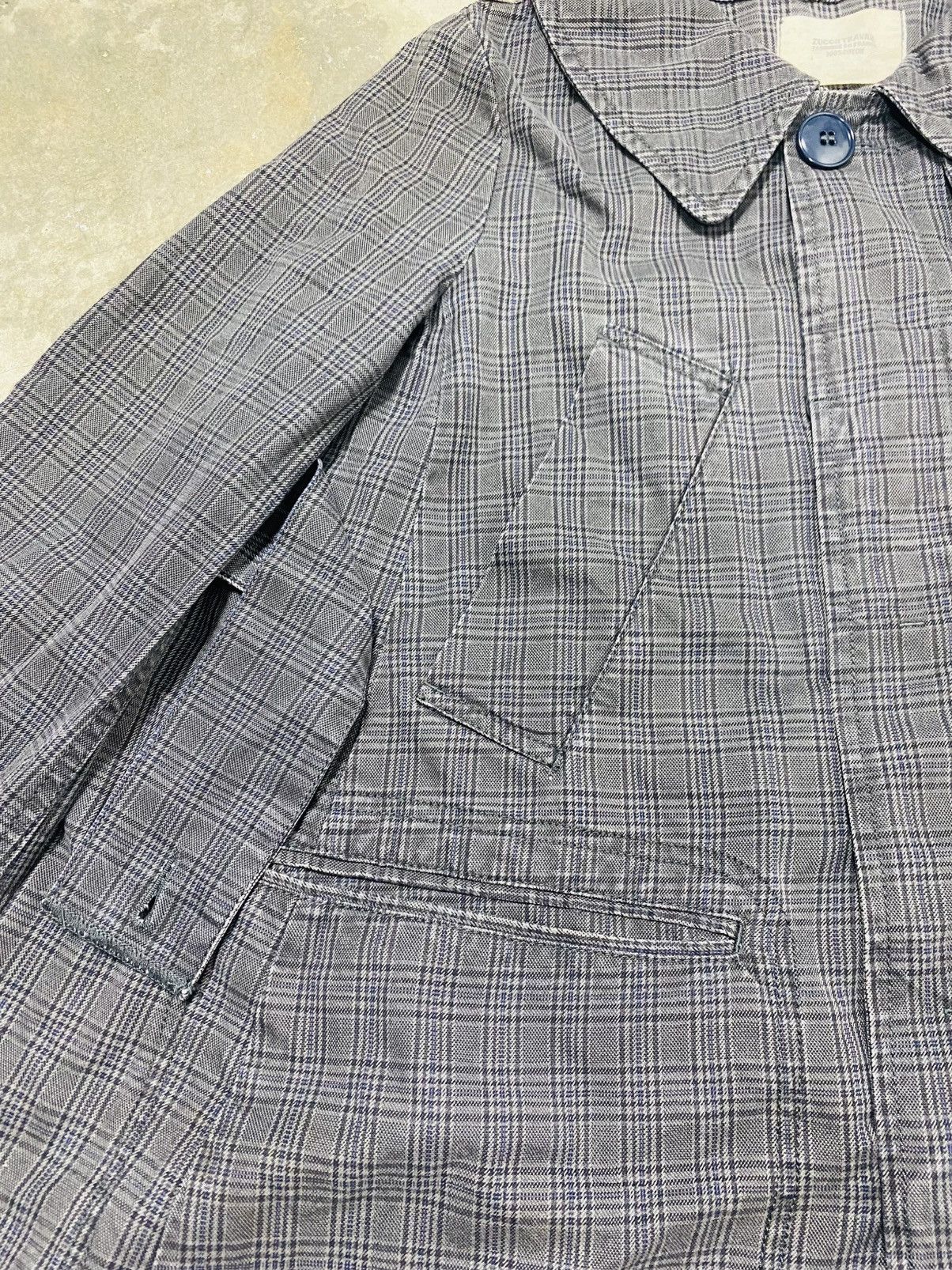 CABANE de ZUCCa Rare Zucca Travail by Issey Miyake Japanese Brand Jacket Size M / US 6-8 / IT 42-44 - 8 Thumbnail