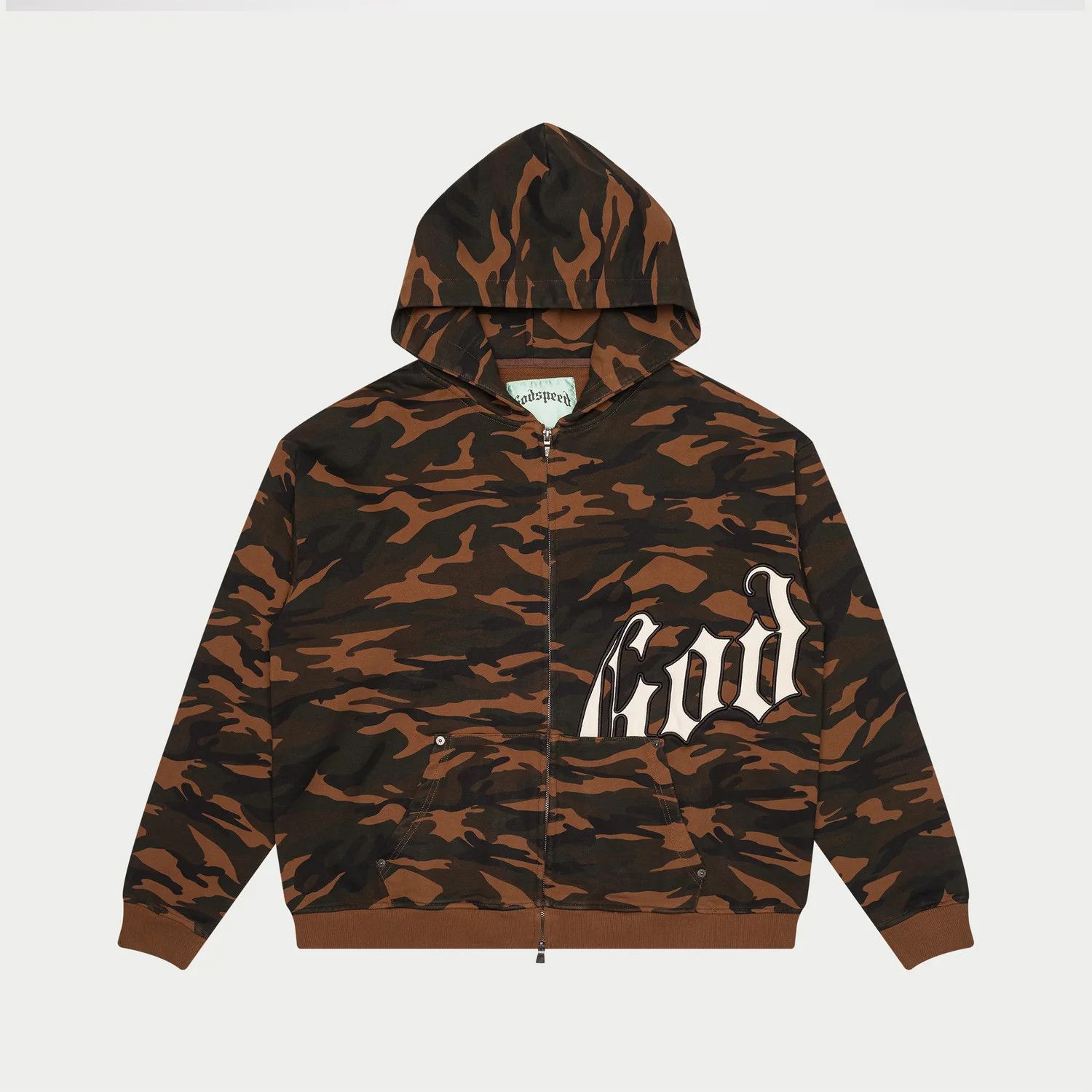 Godspeed Godspeed OG Logo Brown Camo Hoodie Size US XXL / EU 58 / 5 - 1 Thumbnail