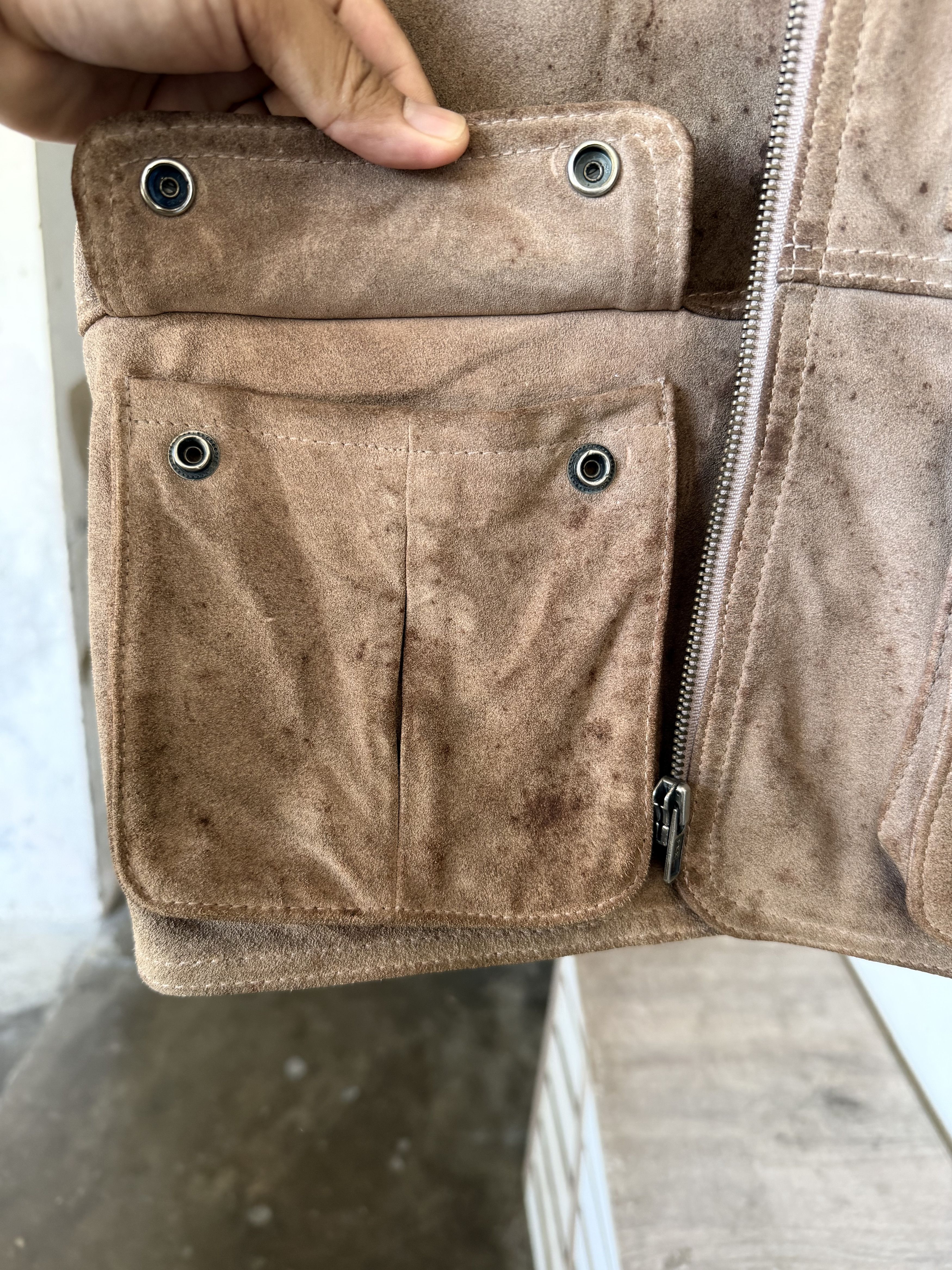 Nike Very Rare❗️Vintage 90s Nike Suede Leather Vest Jacket Size US M / EU 48-50 / 2 - 14 Thumbnail