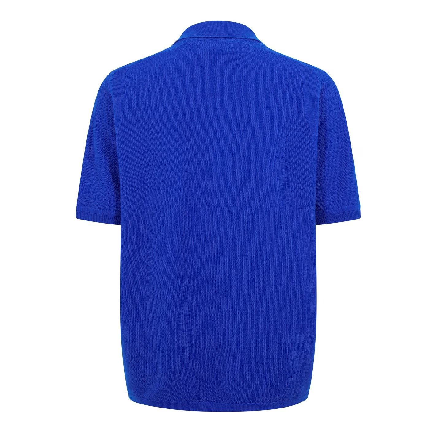 Stone Island o1g2r1mq0526 Compass Patch Knit Polo Shirt in Blue Size US M / EU 48-50 / 2 - 6 Thumbnail