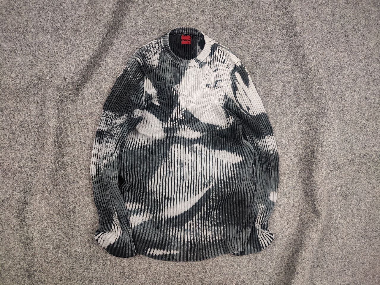 If Six Was Nine Vintage Opium l.g.b. Style Ribbed Sweater with print Y2K Size US M / EU 48-50 / 2 - 1 Thumbnail