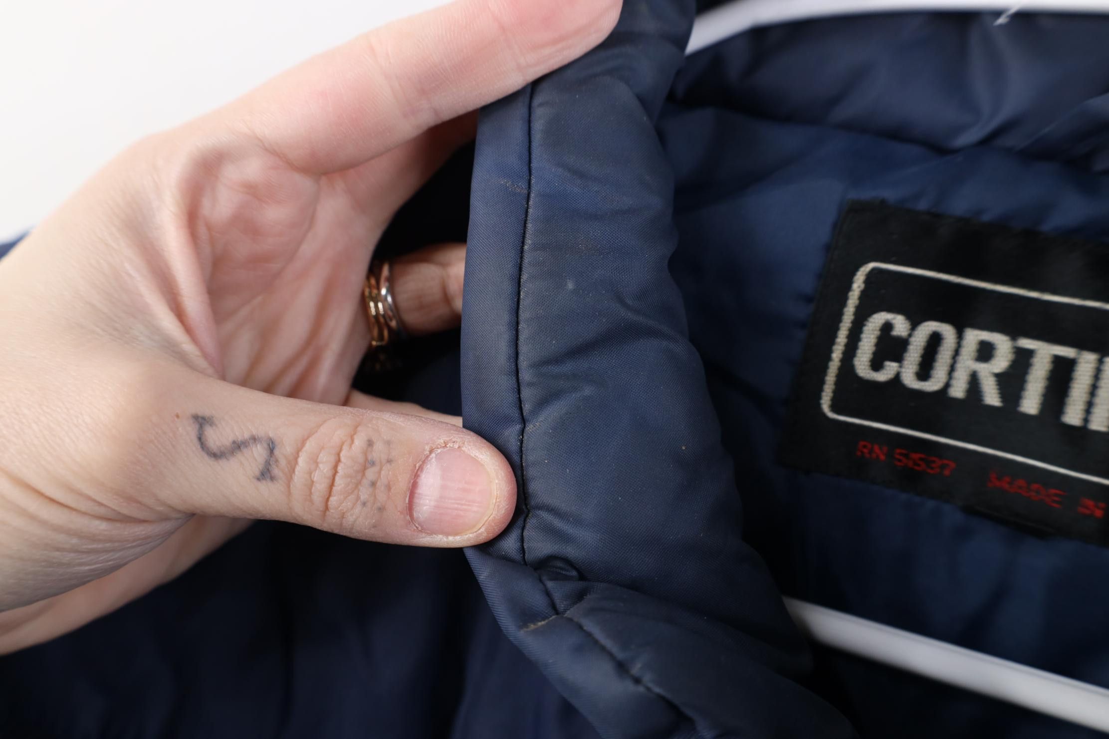 Vintage Vintage 70s Streetwear Puffer Chore Barn Jacket Navy Blue Size US L / EU 52-54 / 3 - 12 Thumbnail