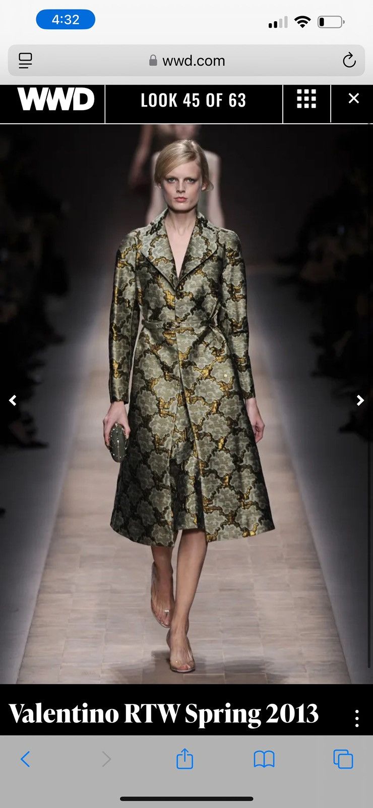 Valentino Valentino SS13 Runway Brocade Trench Size M / US 6-8 / IT 42-44 - 4 Thumbnail