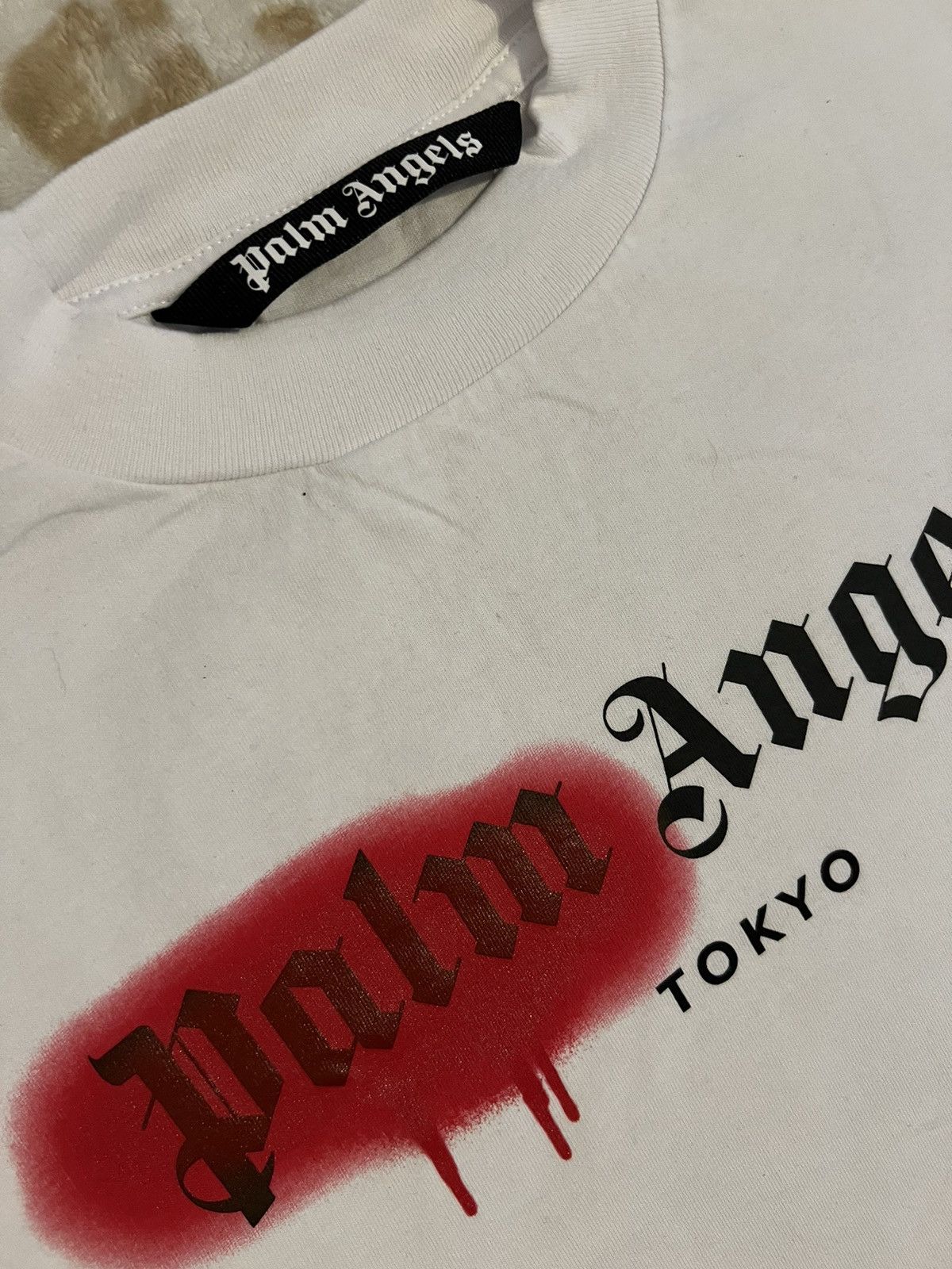 Palm Angels Palm Angels Tokyo Sprayed Logo T-shirt Size Small NEW Size US S / EU 44-46 / 1 - 4 Thumbnail