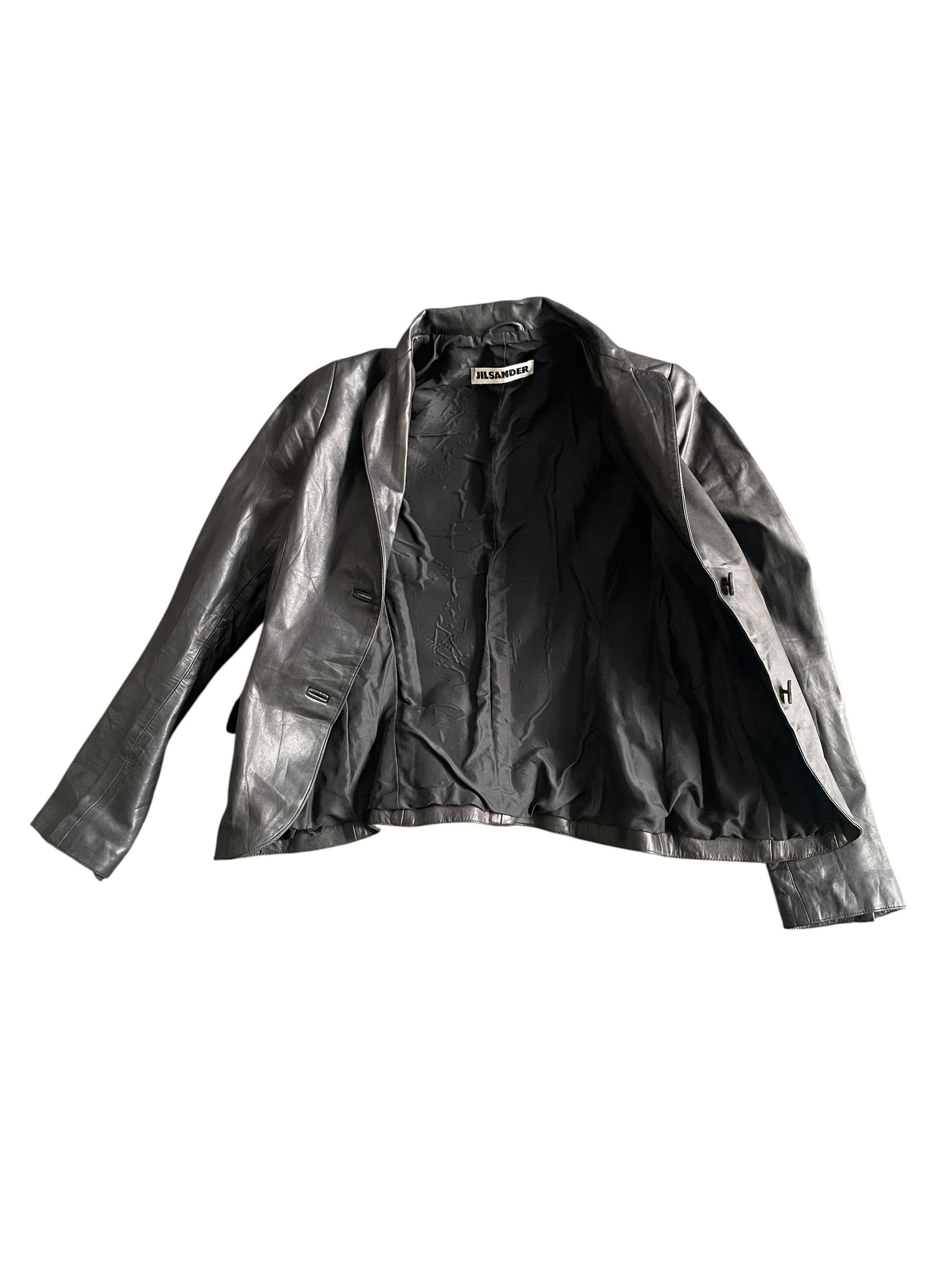 Jil Sander Jill Sander Leather Jacket Size XS / US 0-2 / IT 36-38 - 6 Thumbnail