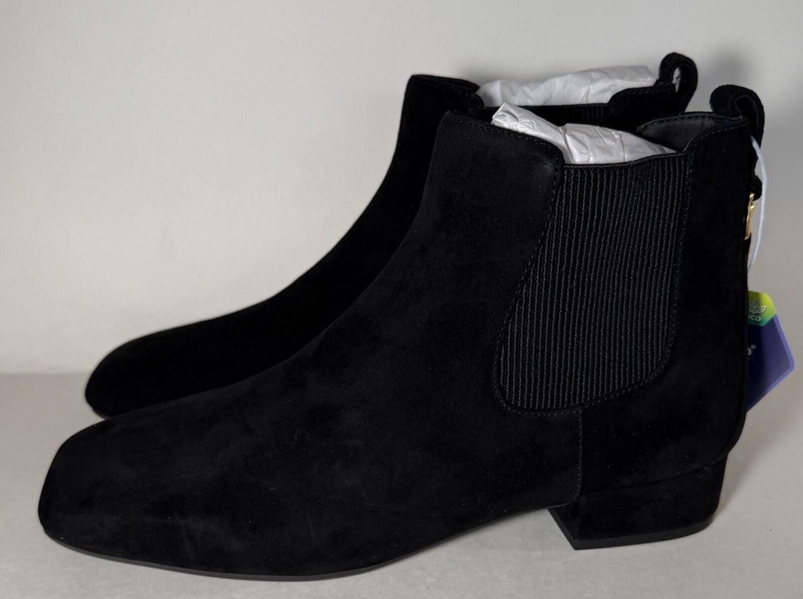 Other AEROSOLES Nancilee Chelsea Boot Kid Suede Leather Black 9.5M Size US 9.5 / IT 39.5 - 1 Thumbnail