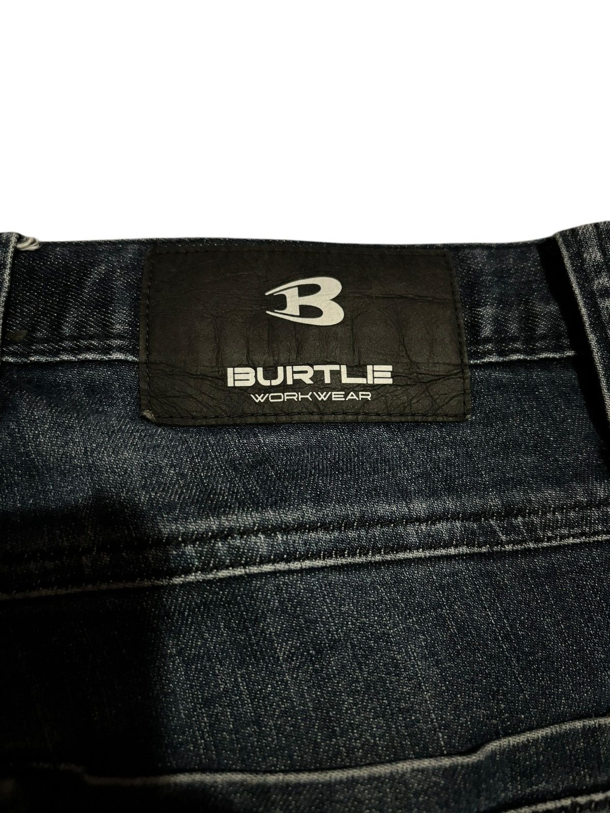 Japanese Brand Burtle Multi Pocket Distressed Cargo Jeans Denim Size US 32 / EU 48 - 7 Thumbnail