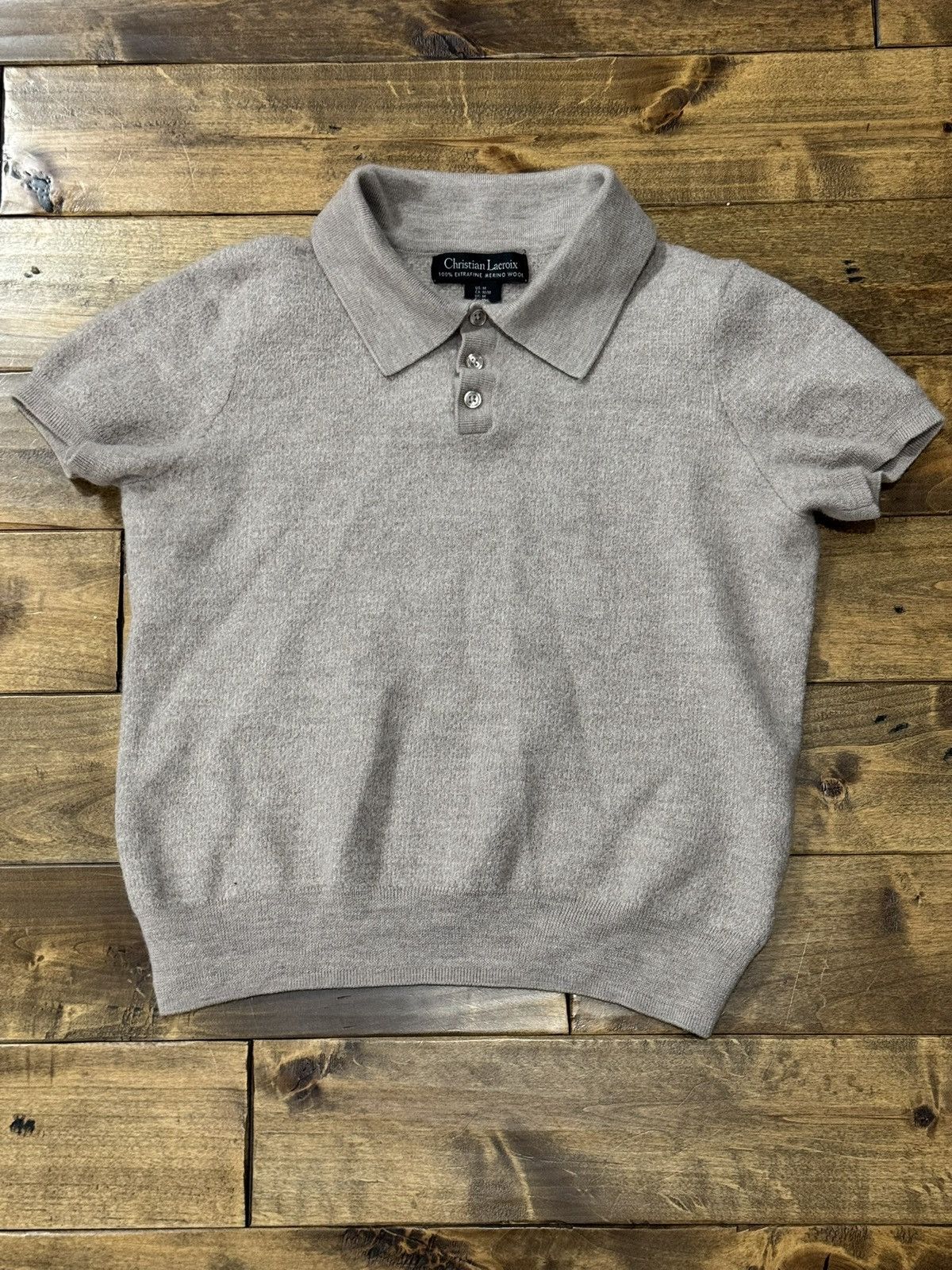 Christian Lacroix Christian Lacroix ExtraFine Merino Wool Polo Size M / US 6-8 / IT 42-44 - 1 Thumbnail