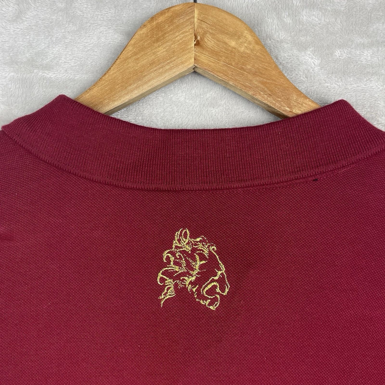 Other Jewelius Cezer Lion Graphic Polo Studded Red Oversized 2XL Size US XXL / EU 58 / 5 - 10 Thumbnail