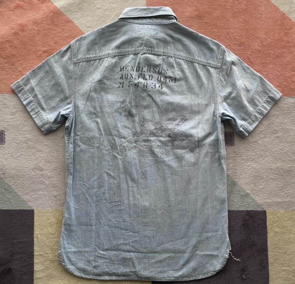 RRL Ralph Lauren Print Military Short Sleeve Ralph Lauren Double RL K22 Size US XS / EU 42 / 0 - 5 Thumbnail