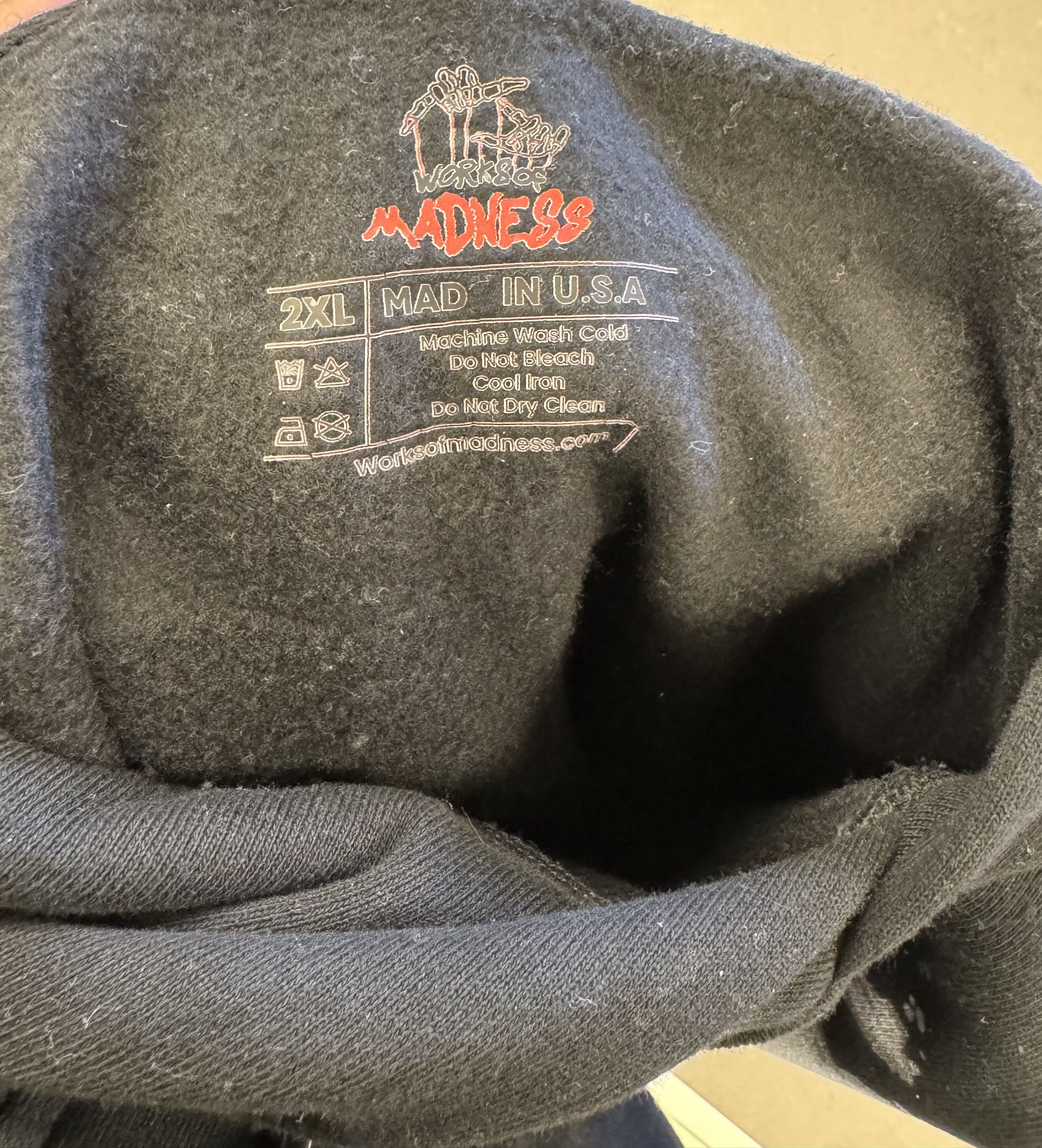 Other Works of Madness Prayers Hoodie Size US XXL / EU 58 / 5 - 3 Thumbnail