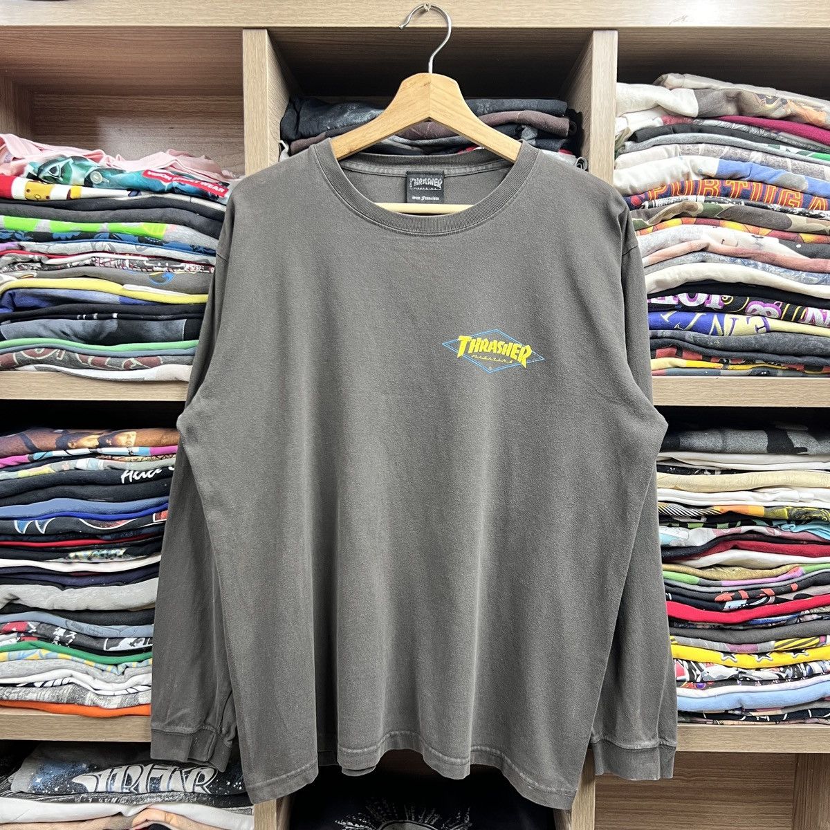 Thrasher VTG THRASHER JAPAN FADED TEE Size US L / EU 52-54 / 3 - 1 Thumbnail