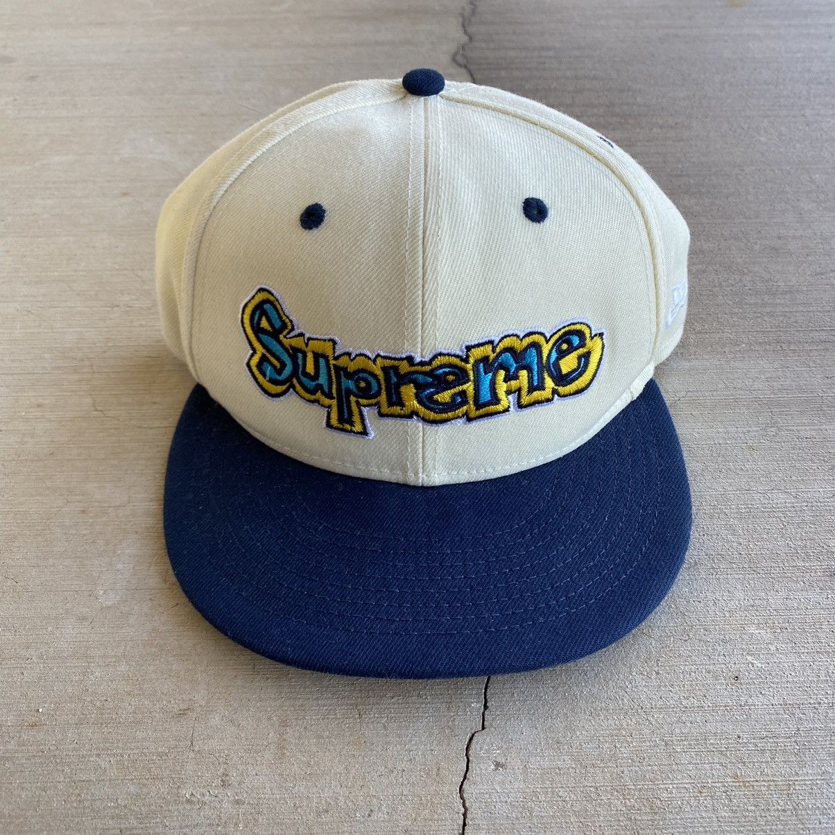 Supreme Supreme Gonz Logo New Era Hat Fitted 7 1/2 Natural 2021