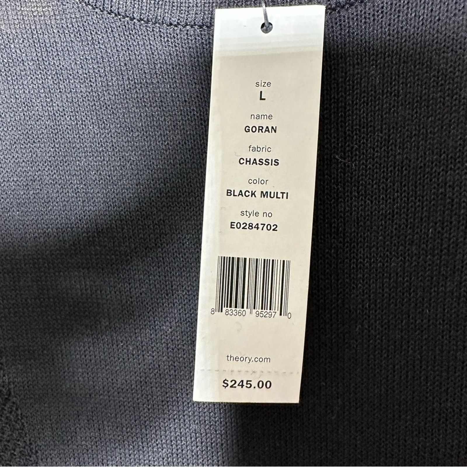 Theory THEORY Goran Chassis Crewneck Men's Sweater NWT in Large Size US L / EU 52-54 / 3 - 3 Thumbnail