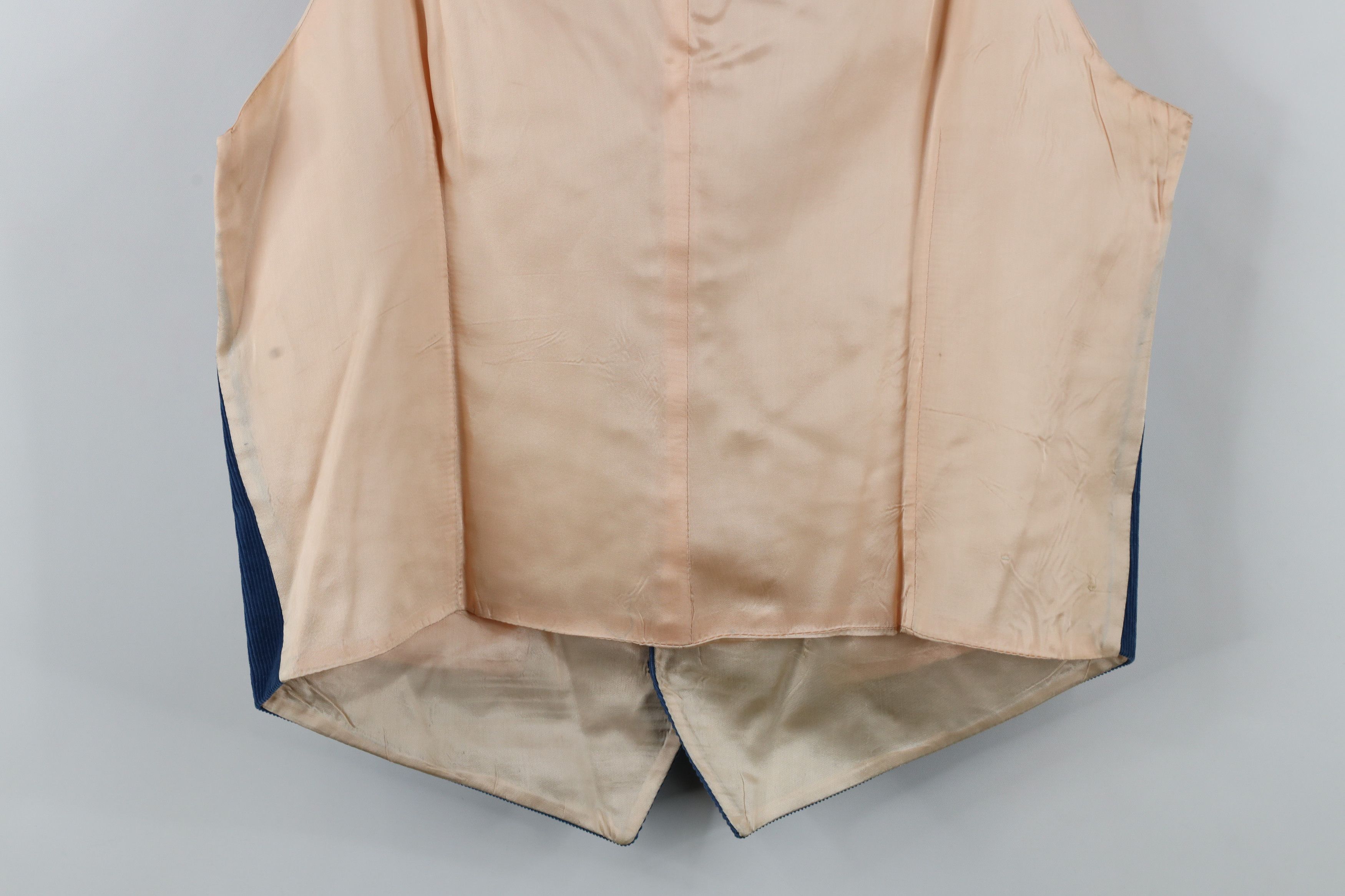 Vintage Vintage 70s Streetwear Button Suit Vest Jacket Blue USA Size US L / EU 52-54 / 3 - 12 Thumbnail
