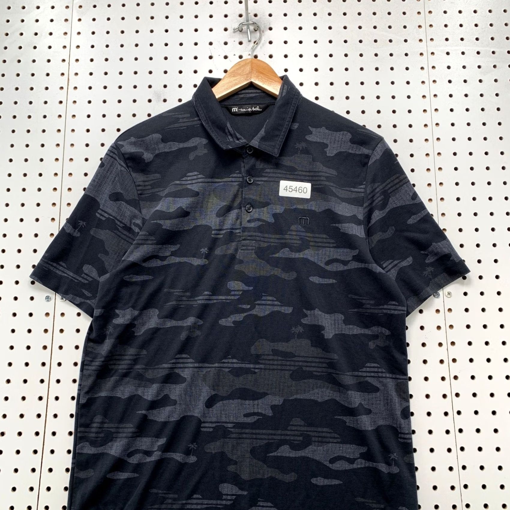 TravisMathew Travis Mathew Polo Shirt Mens Large Camouflage Golf Work Casual Size US L / EU 52-54 / 3 - 2 Thumbnail