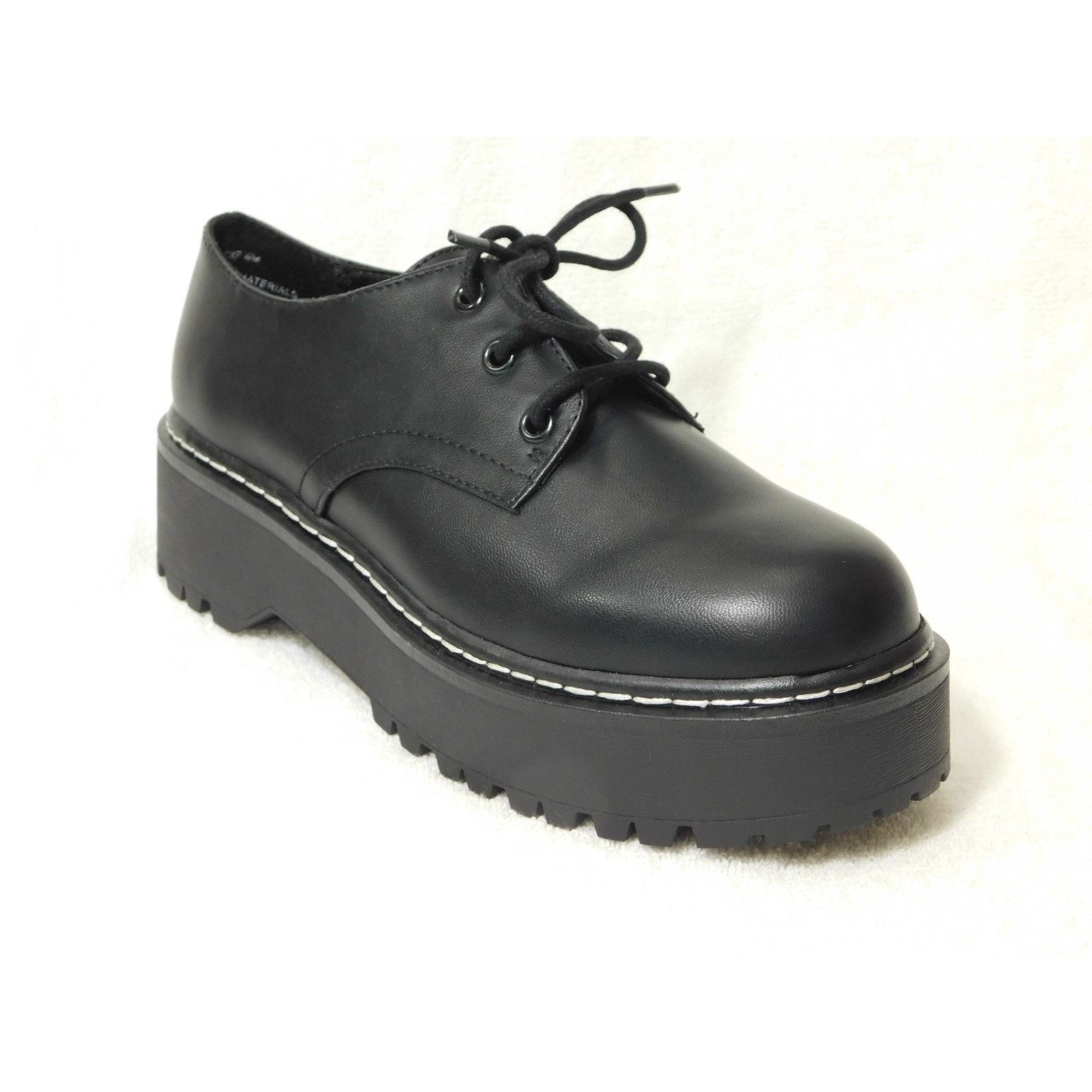 Other W682 Wild Pair Black Authentick Lug Oxfords Shoes 7.5 M Size US 7.5 / IT 37.5 - 1 Thumbnail