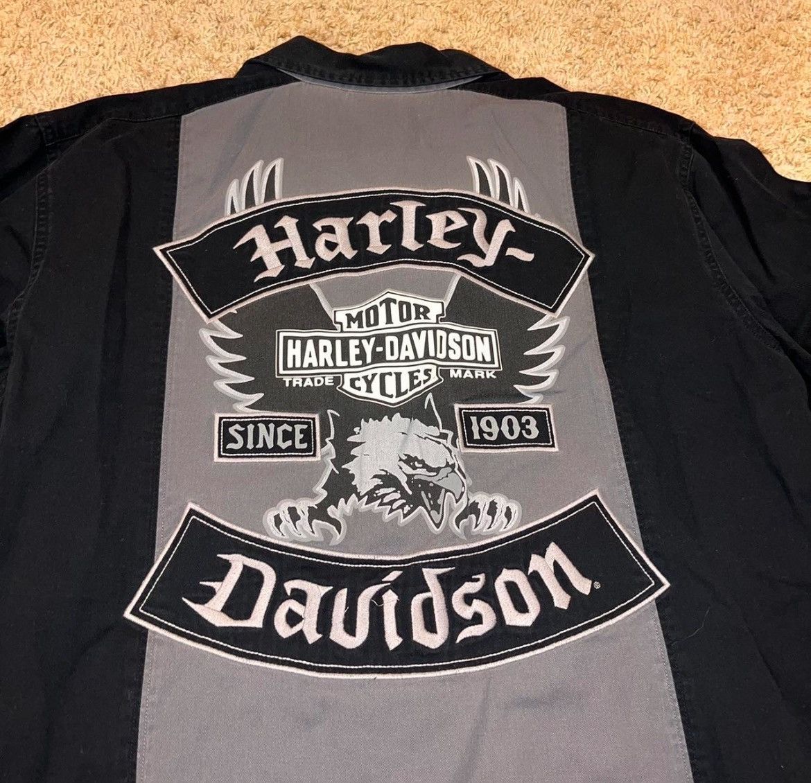 Harley Davidson Harley Davidson Sturgis Buttoned Shirt Size US XL / EU 56 / 4 - 2 Thumbnail