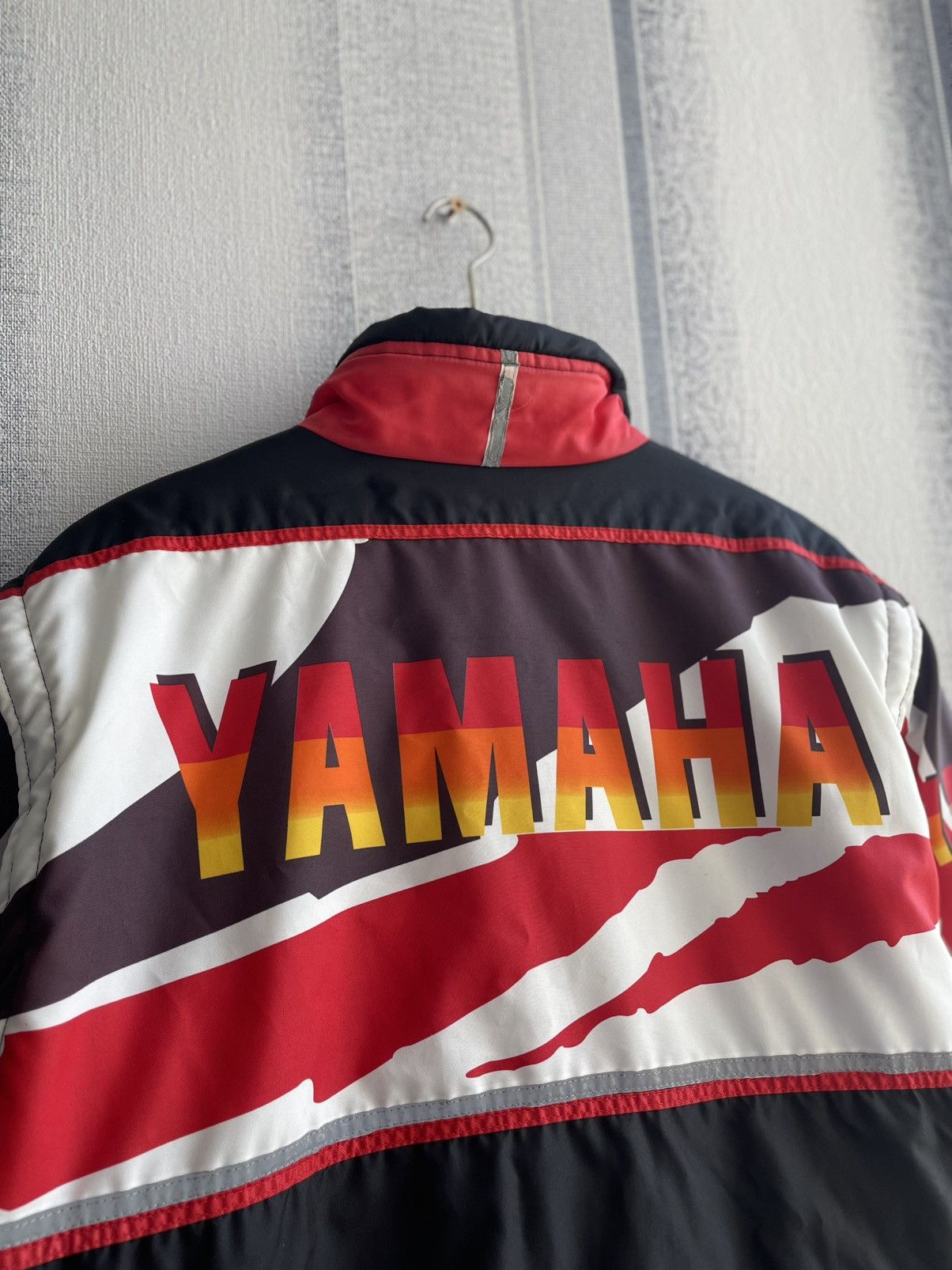 Yamaha Vintage 80s Yamaha Racing 2In1 Nylon Jacket Made In Italy Size US XL / EU 56 / 4 - 8 Thumbnail