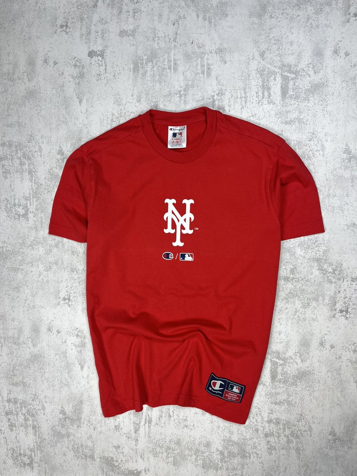 Champion Champion MLB NY Mets Mr. Met Mascot Graphic Red Tee Size US XS / EU 42 / 0 - 1 Thumbnail