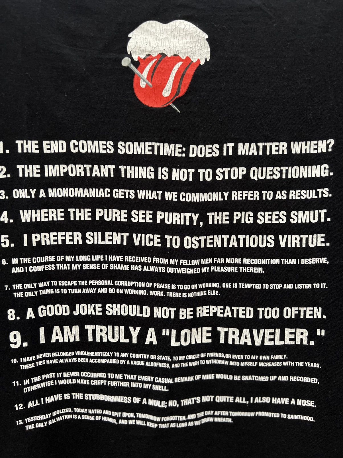 Number (N)ine NUMBER (N)INE X ROLLING STONES LIPS JAPANESE BRAND SHIRT Size US M / EU 48-50 / 2 - 6 Thumbnail