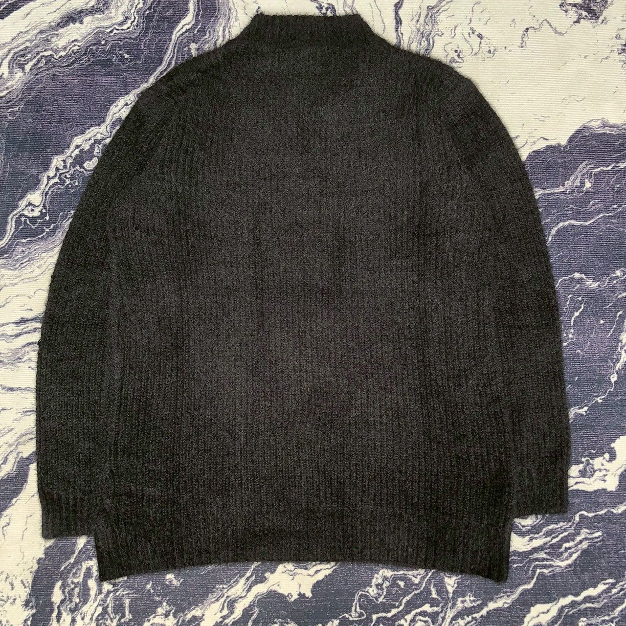T by Alexander Wang T by Alexander Wang Fuzzy Rib Knit Mock Neck Sweater Size XS / US 0-2 / IT 36-38 - 5 Thumbnail